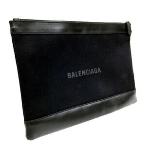 Balenciaga clutch bag Shoulder document handed leather black